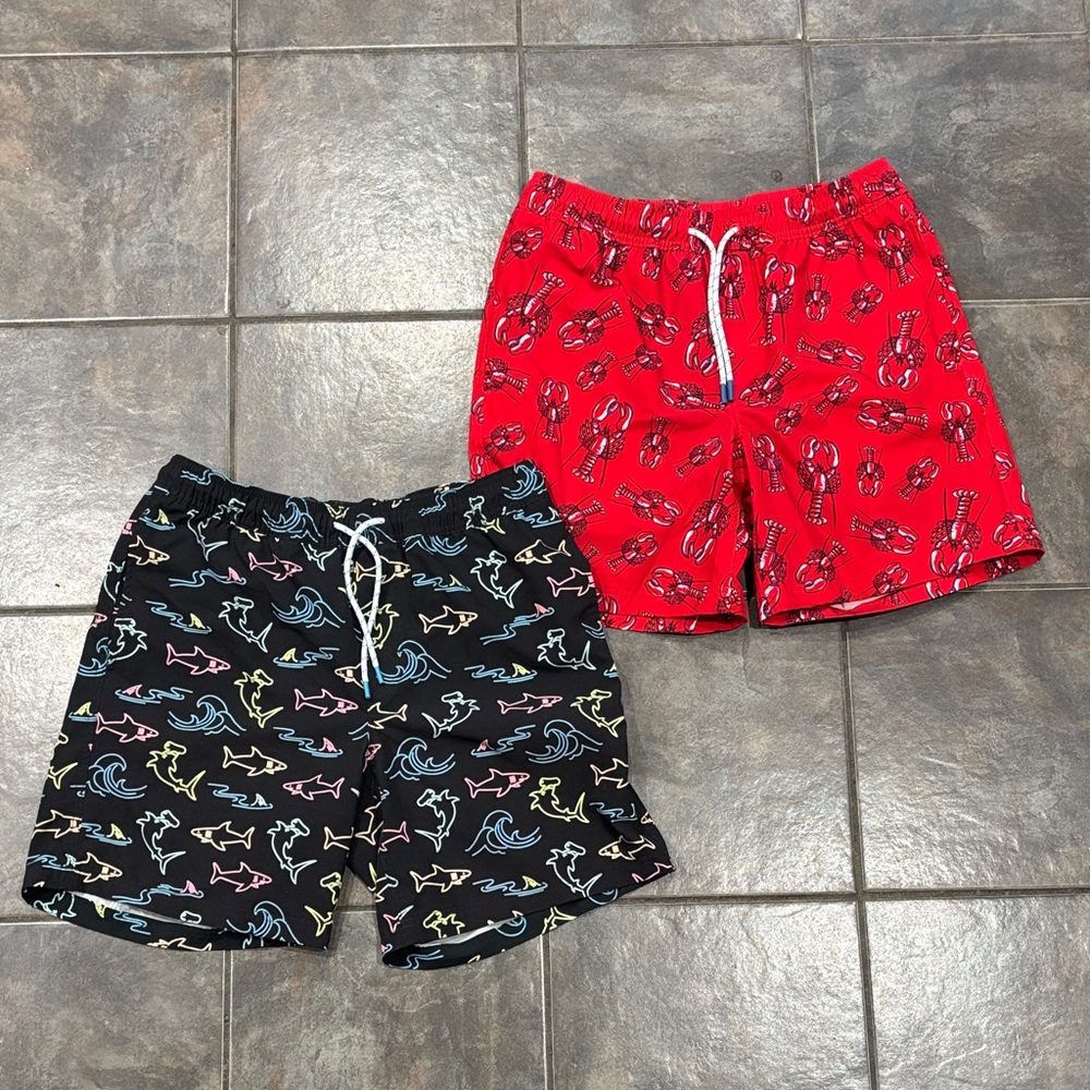TWO PAIRS of Men's Resort Swim Trunks NWOT